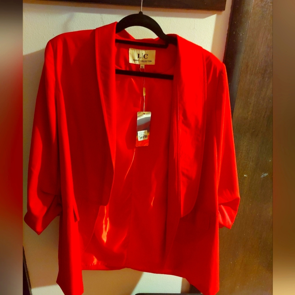 Red blazer